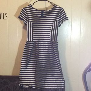 Black & White Striped Dress